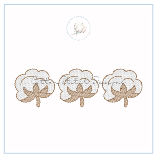 Cotton Trio Embroidery Design