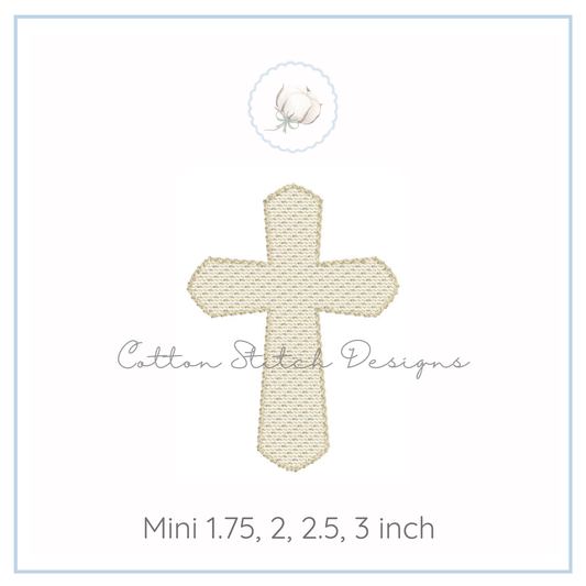 Mini Cross Embroidery Design
