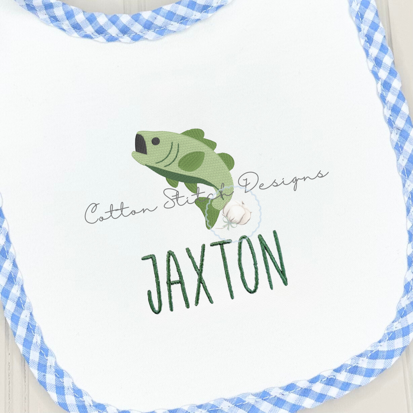 Mini Bass Fill Stitch Embroidery Design