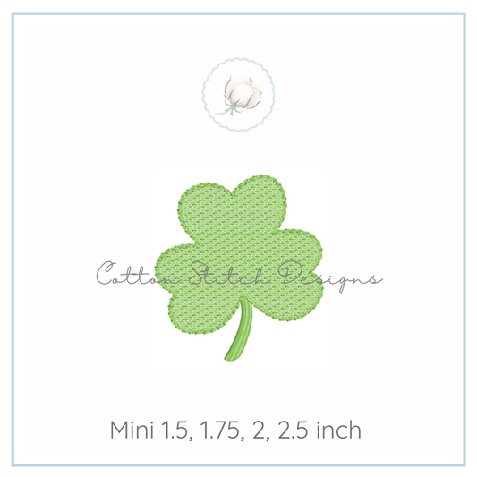 Mini Shamrock Embroidery Design