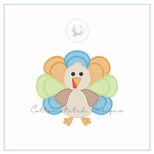 Turkey Embroidery Design