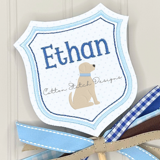 Mini Dog Fill Stitch Embroidery Design